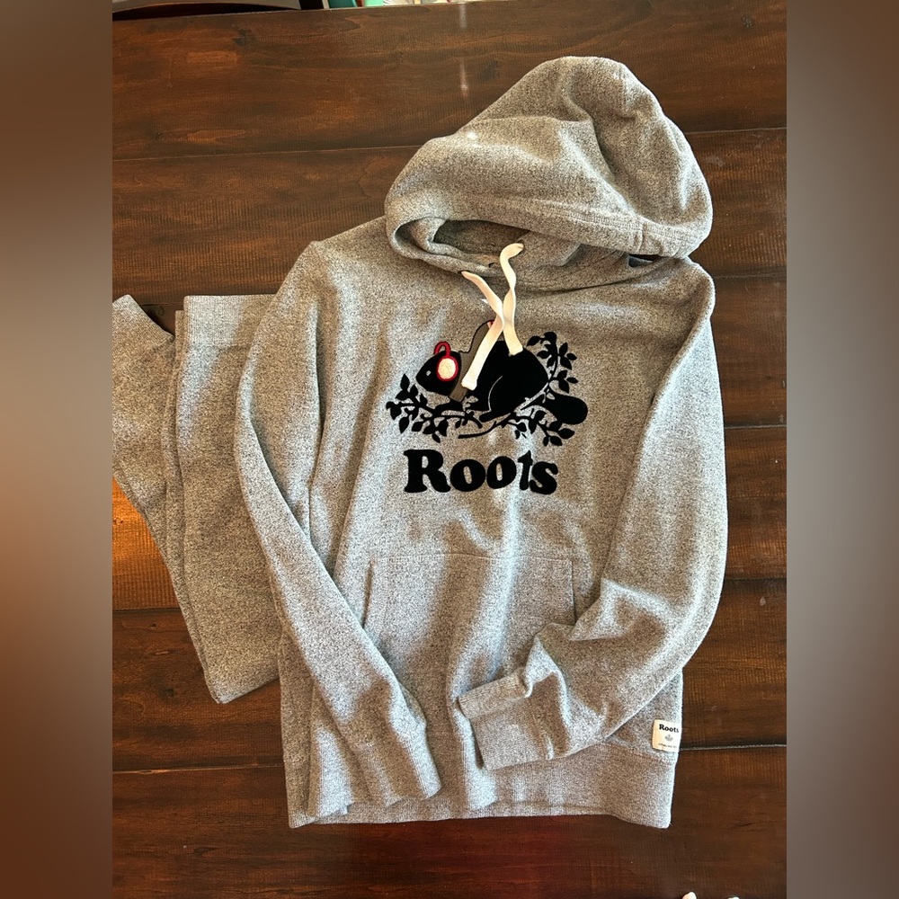 Roots Heather Gray Men's Hoodie
